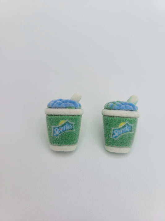 Sprite Drink Earrings