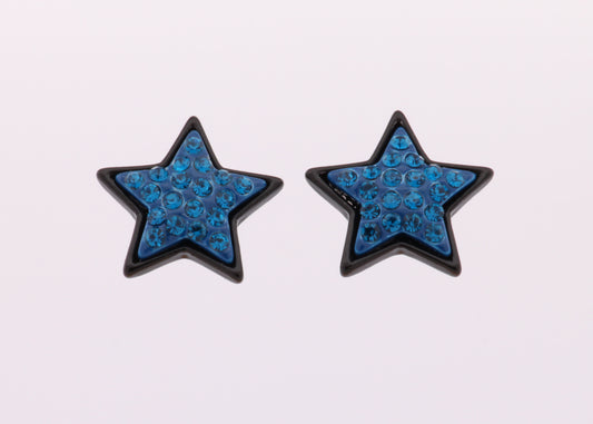 Blue Star Earrings