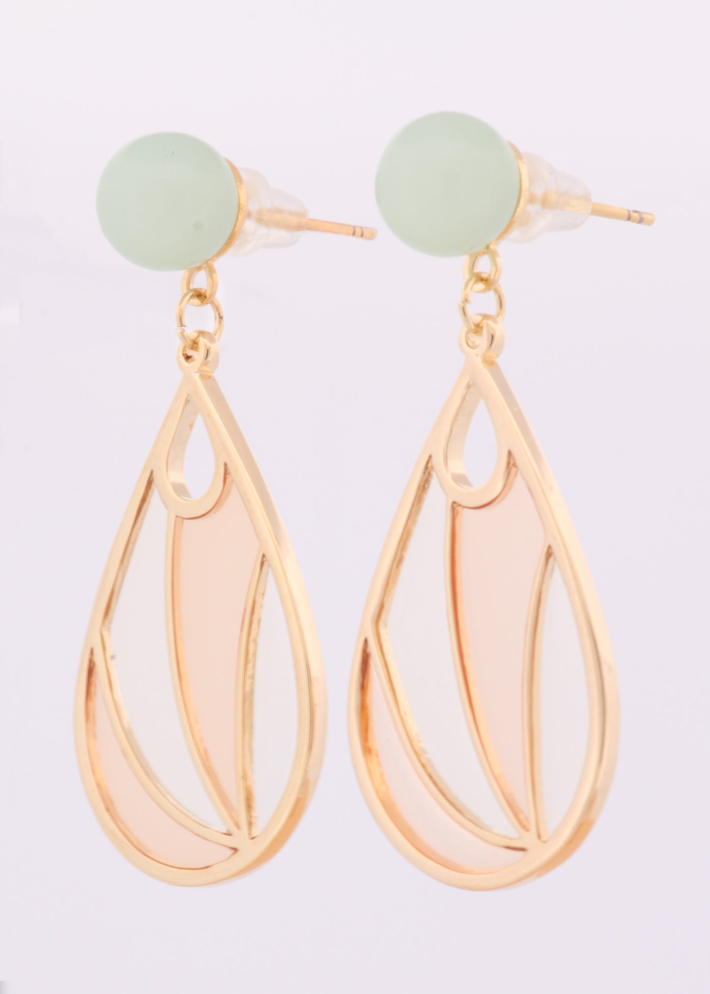 Gold Tear Drop Earrings